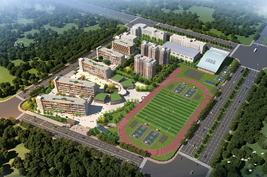 安慶市十四中學(xué)遷址新建工程風(fēng)雨操場鋼結(jié)構(gòu)工程