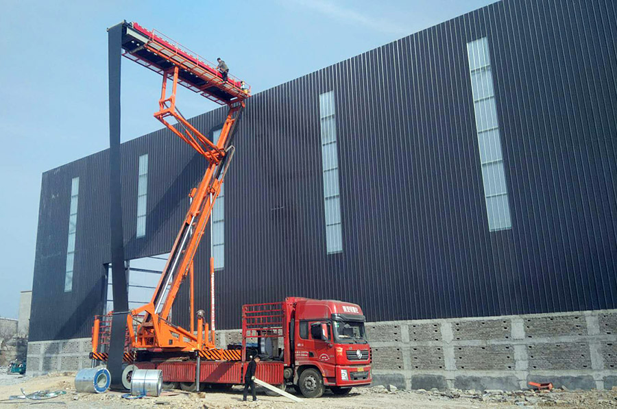 棗莊市樂豐建材有限公司50mx80m網(wǎng)架封閉工程 棗莊市樂豐建材有限公司50mx80m網(wǎng)架封閉工程